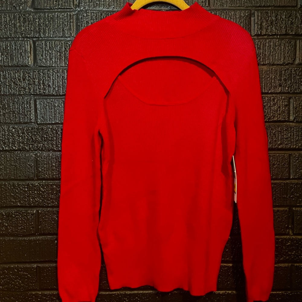 ✨Red Crew Neck Sweater